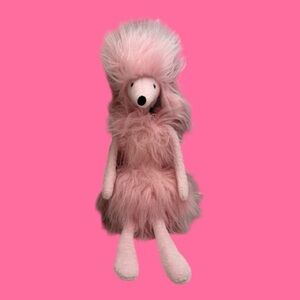 Jellycat Paris Poodle Pink Retired Rare